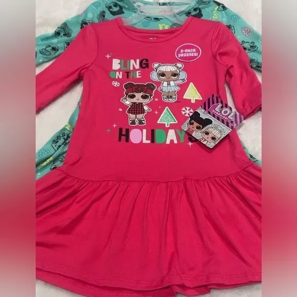 LOL Surprise Girls Dresses Bundle 4 Pack Kids Size - Picture 8 of 16